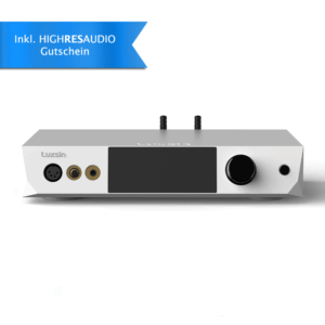 LUXSIN X9 All‑in‑One Desktop Kopfhörer-Verstärker & DAC, AKM AK4499EX DAC, 768 kHz/32-Bit, DSD512, USB-B, USB-C, HDMI ARC, Toslink, Koaxial