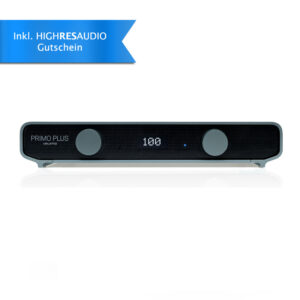 VOLUMIO PRIMO PLUS Streaming-DAC, Dual-Mono ESS ES9039Q2M, PCM 768kHz/32-Bit, DSD512, Bluetooth 5.0, Wifi/LAN, HDMI, AirPlay, DLNA/UPnP