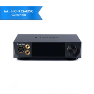LUXSIN X8 D/A-Wandler, Kopfhörerverstärker, Cirrus Logic 8× CS43198, PCM 768kHz/32bit, DSD512, WLAN, Bluetooth 5.1, 6,35mm, 4,4mm, 4-Pin XLR