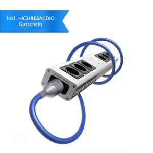 IsoTek V5 Sirius 6-Fach Netzfilter mit Anschlusskabel Premier 1,5m, C19