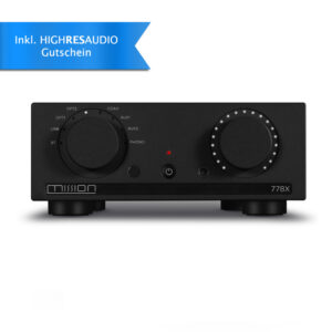 Mission 778X Vollverstärker, Kopfhörerverstärker, Phono, D/A-Wandler, ESS ES9018K2M, 384kHz, DSD256, 45 Watt (8 Ohm), MM-Phonostufe, Bluetooth 5.0