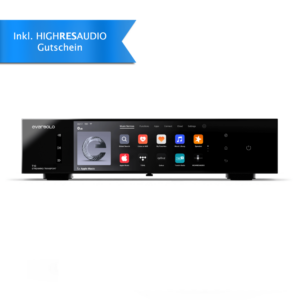 Eversolo T10 Reference Streaming Transport / Bridge, 32Bit/768kHz, DLNA, LAN/WLAN, Raumkorrektur, 8,6-Zoll Touchscreen, eMMC-Speicher