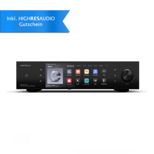 EverSolo DMP-A8 Gen 2, Netzwerk-Streamer, AK4499EX DAC, analogen Vorverstärker, Musikserver, 32 Bit/768 kHz, DSD512, ARC/eARC, NVMe-SSD, 8,6-Zoll-Touchdisplay